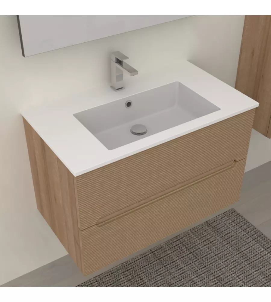 MOBILE BAGNO "CANALETTO" ROVERE, 80 CM